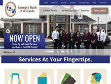 Tablet Screenshot of fbwbank.com